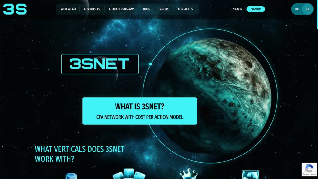 3SNET Gambling CPA network