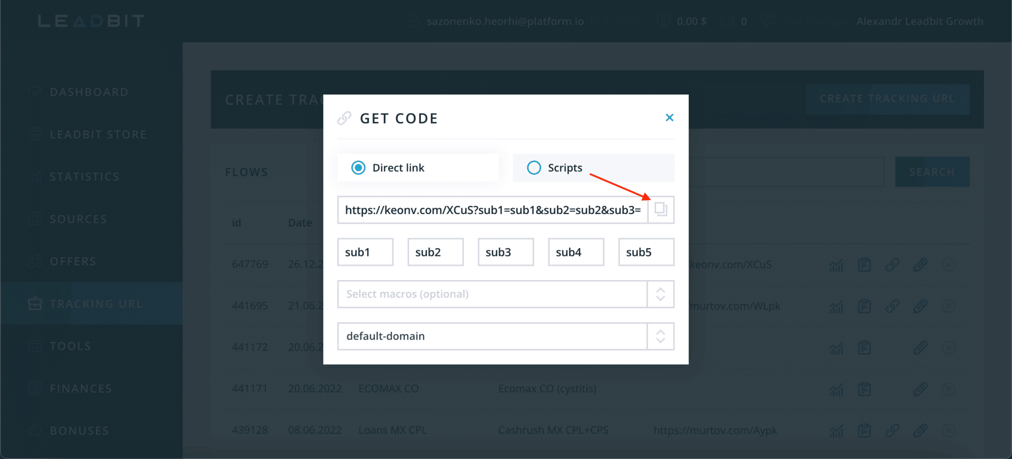 Redtrack Tracker Setup Tracking Conversions With Roiads Roiads Blog
