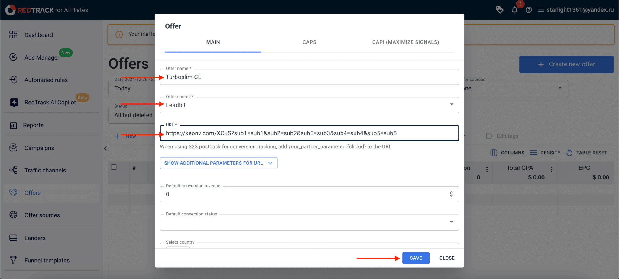 RedTrack Tracker Setup: Tracking Conversions with ROIads | ROIAds Blog